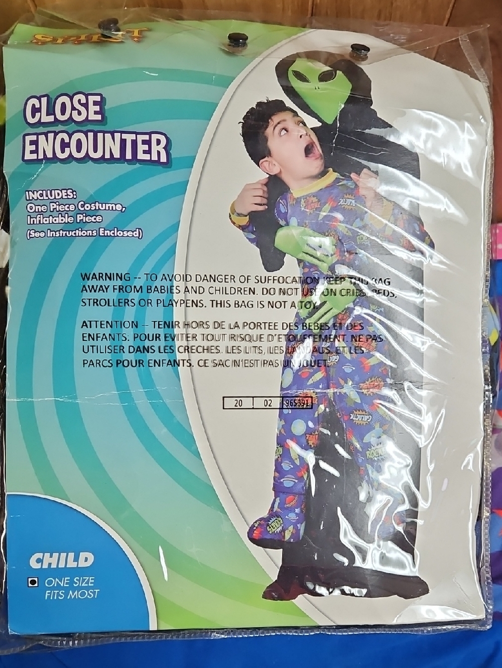 Kids Alien Costume - Multi-Color